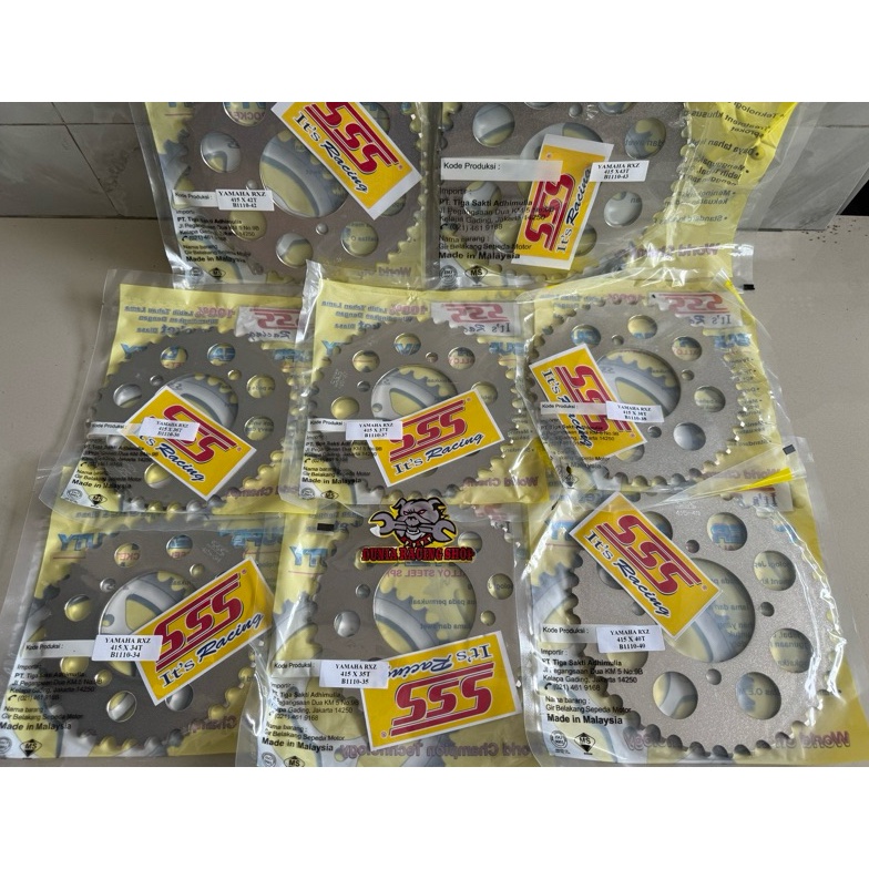 Gear sss Gir sss 415 belakang Yamaha 415 tipis Jupiter Rx king Vega Jupiter Mx 135 Jupiter burhan Ve