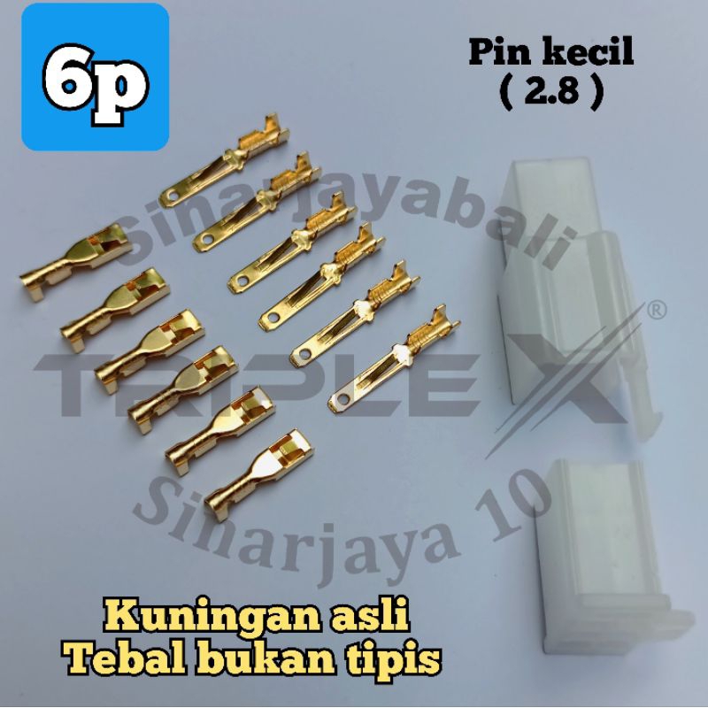 soket 6pin kabel motor mobil socket 6p kecil konektor 6 pin connector soketan 6 p