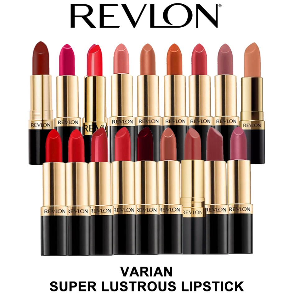 Original Revlon Superlustrous Lipstick Creme  Lipstik Revlon  Lipstick Revlon