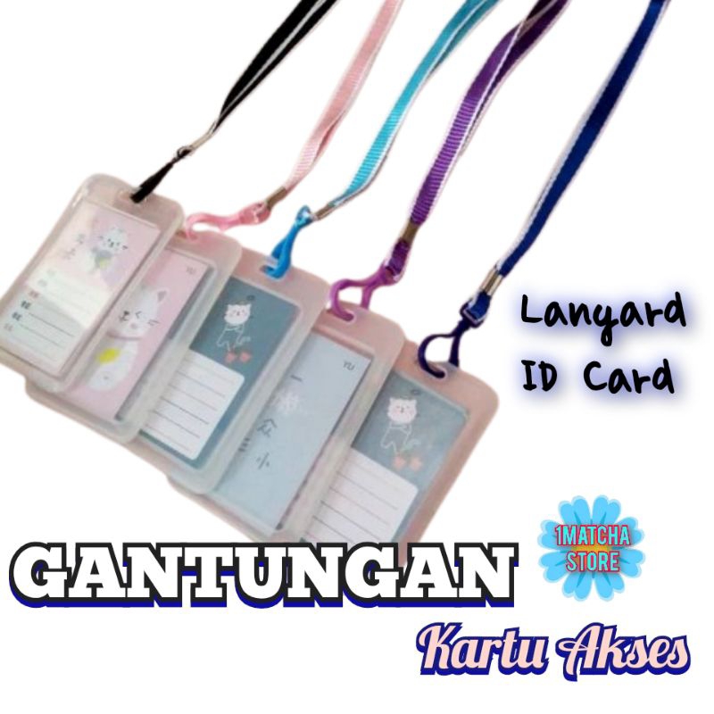 

Gantungan Lanyard Tempat Penyimpanan Id Card, Kartu Akses, Name Tag