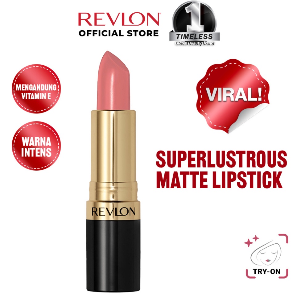 Revlon Superlustrous Matte Lipstik Make up matte  tahan lama
