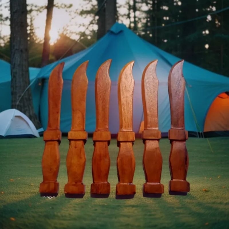 Pisau Belati Kayu/Pisau Belati Silat/Pisau Belati Pentas Seni/Pisau Belati 30cm/Pisau Belati