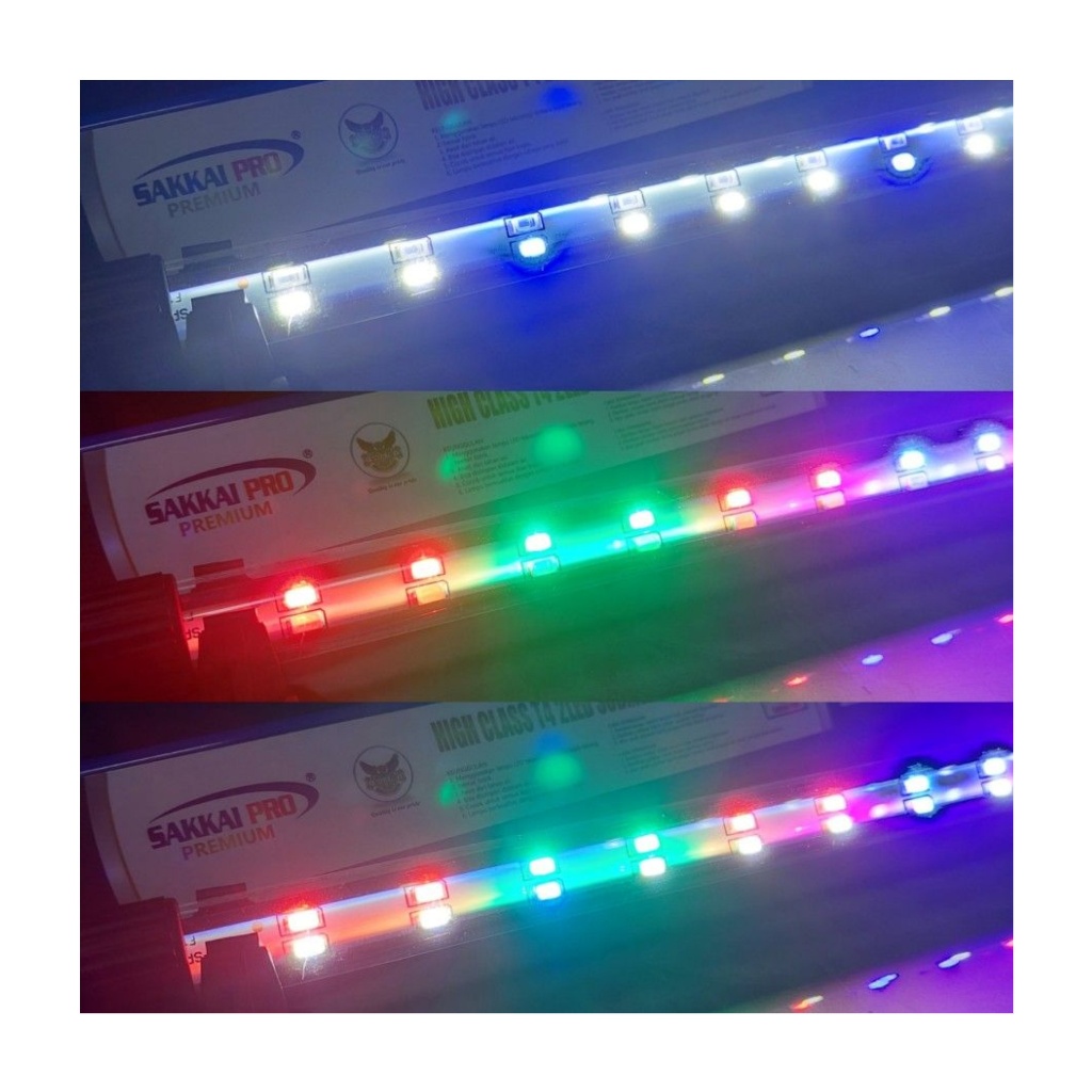 Sakkai Pro SP 30 Lampu Celup 3 Warna 30cm cm LED T4 Aquarium Aquascape