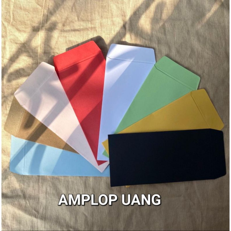 

( Isi 10 ) Amplop Uang Aesthetic / Amplop Kondangan / Amplop Angpao Imlek / Amplop Angpao Uang Elegant Polos Amplop Duit Amplop Kondangan Panjang Tebal Merah Biru Pink Hijau Hitam Coklat Putih Bismillah