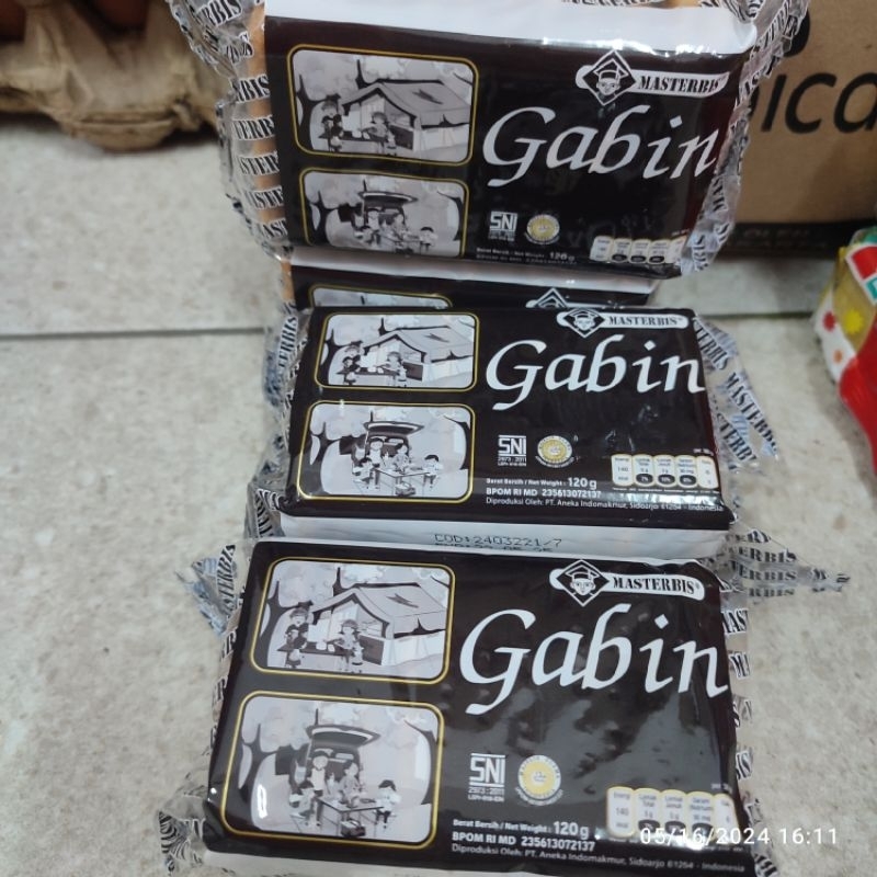 

Biskuit Gabin asin merk AIM