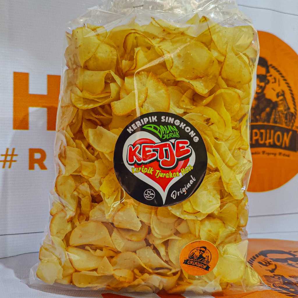 

CRIPJHON Keripik singkong original 500 gram