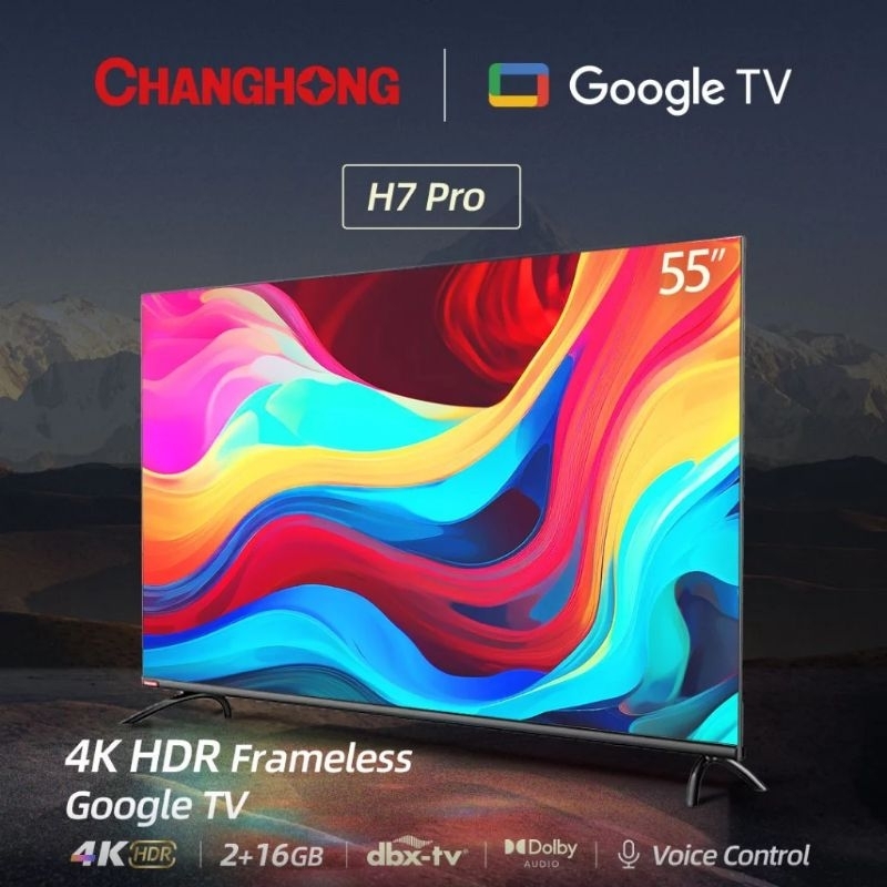 LED TV Changhong U55H7 PRO 4K Google Smart TV 55 Inch