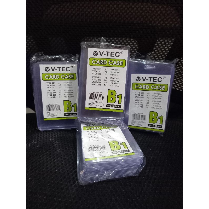 

Mica Glue Card / Mika Id Card / Card Case V-tec B1 ukuran 102x65 mm per pak