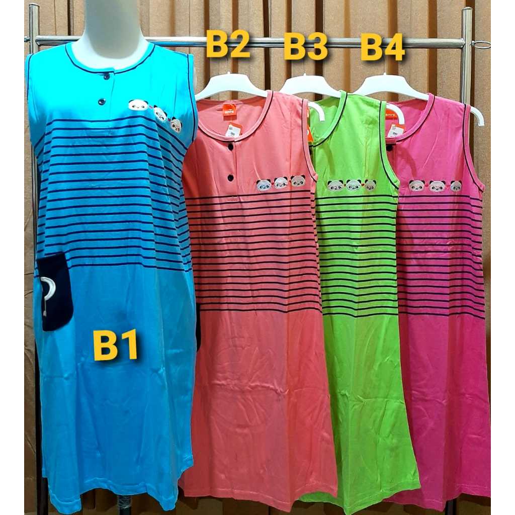 Daster Wanita ( Yukensi ) Bahan Kaos / DASTER SINGLET / DASTER KAOS