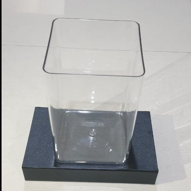 Toples Ikan Cupang Akrilik Kotak 4L - Toples Mika 4 liter - Paxton