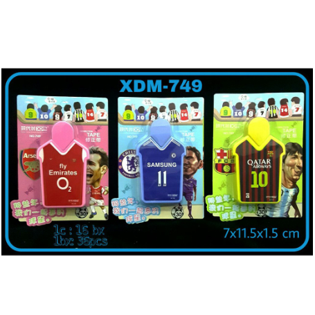

Tip Ex Jersey Sepak Bola XDM-749