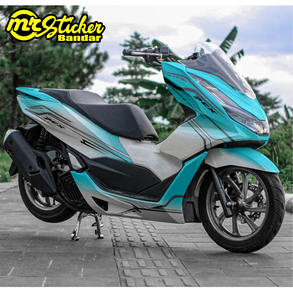 Decal PCX Full Body Stiker PCX Full Body Full Blok Dekal PCX 150 Decal PCX 160 motif gradasi warna