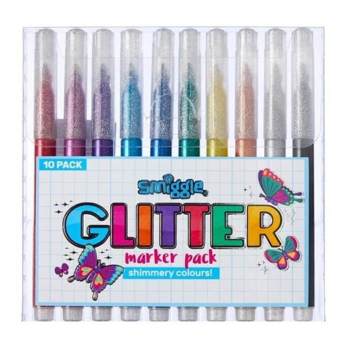 

SMIGGLE GLITTER MARKER PACK SHIMMERY COLOUR