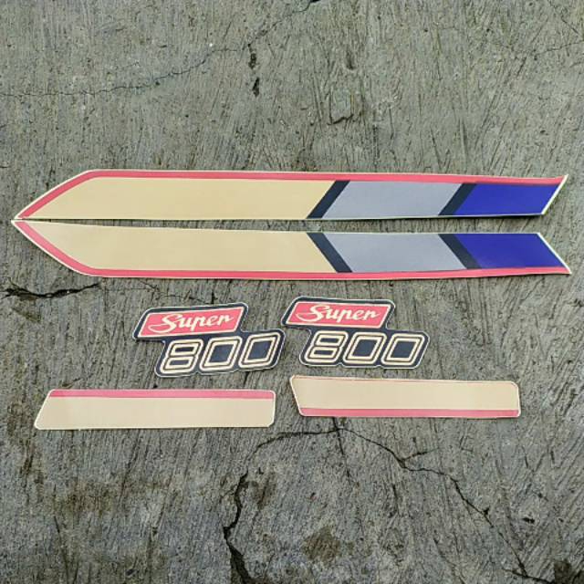 Stripping sticker honda super cub c800
