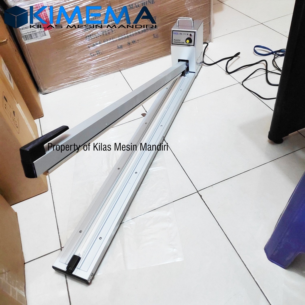 Hand Impulse Sealer Panjang Mesin Press Perekat Plastik Cocok untuk Laundry