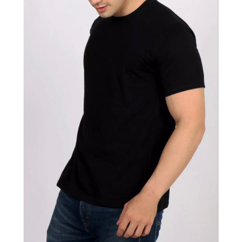 Kaos hitam polos/ Kaos hitam pria/ Kaos hitam wanita/ Kaos hitam lengan panjang/ Kaos hitam oversize