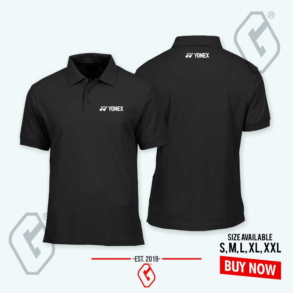polo shirt badminton yonex sport / kaos kerah yonex sport bulutangkis