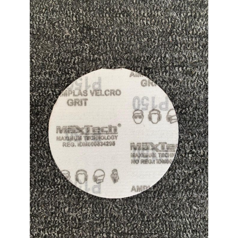 Amplas Bulat Gerinda Kayu Velcro 4inch Ampelas Bulat Grinda Amplas Gosok