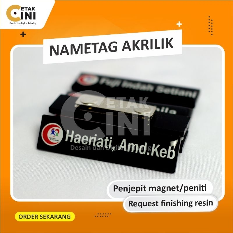 Name Tag Akrilik Custom