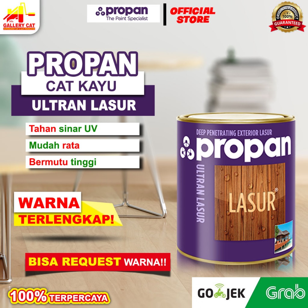 TERMURAH Cat kayu propan ultran lasur EL-501 1ltr