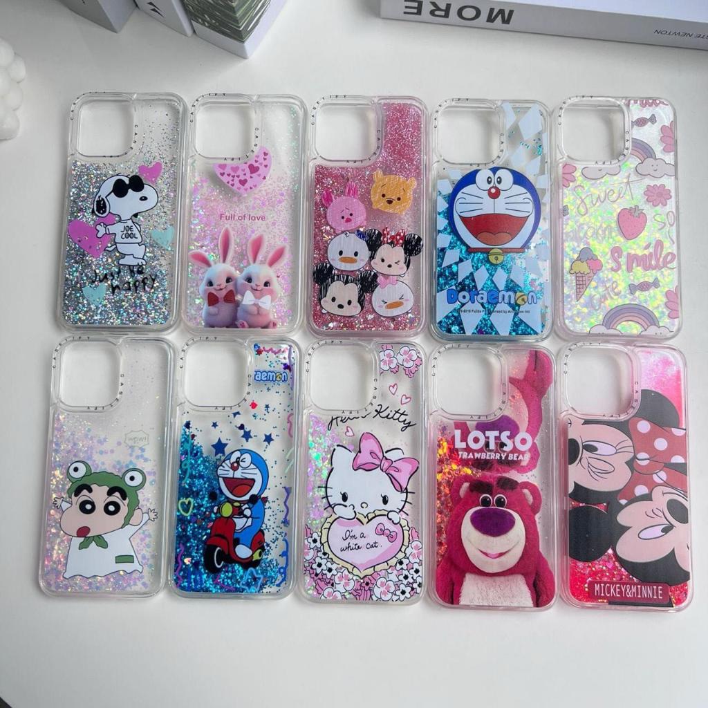 VIVO V25 / V25E / V23 / V23E/ V21 / V20 CASE GLITTER AIR KARTUN (BINTANG ACC)