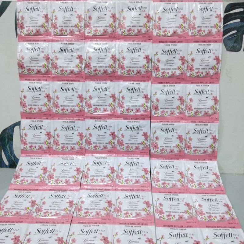 Soffell sachet isi 24/Soffel/Soffel penolak nyamuk sachet isi 24