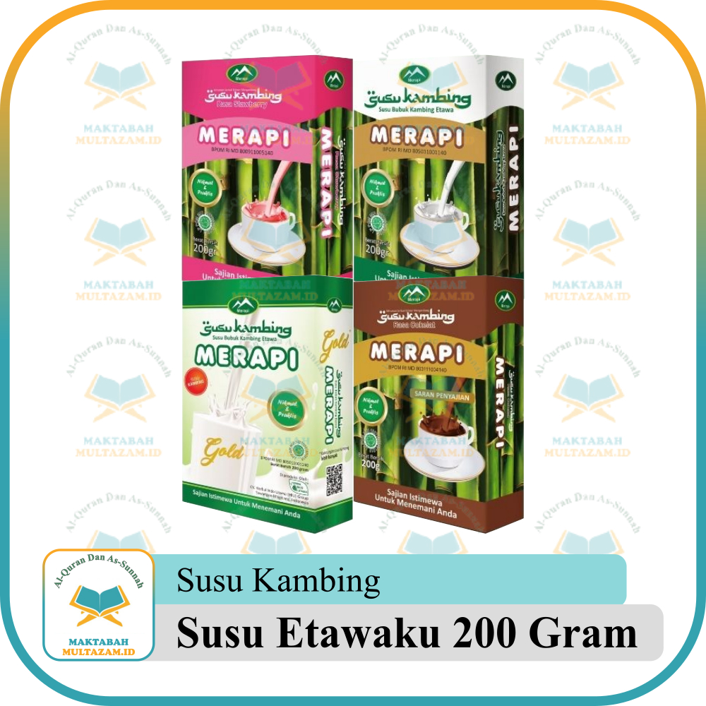 

Susu Kambing Merapi Strawberry 200 Gram | Susu Kambing Etawa Merapi 200gr Strawberry