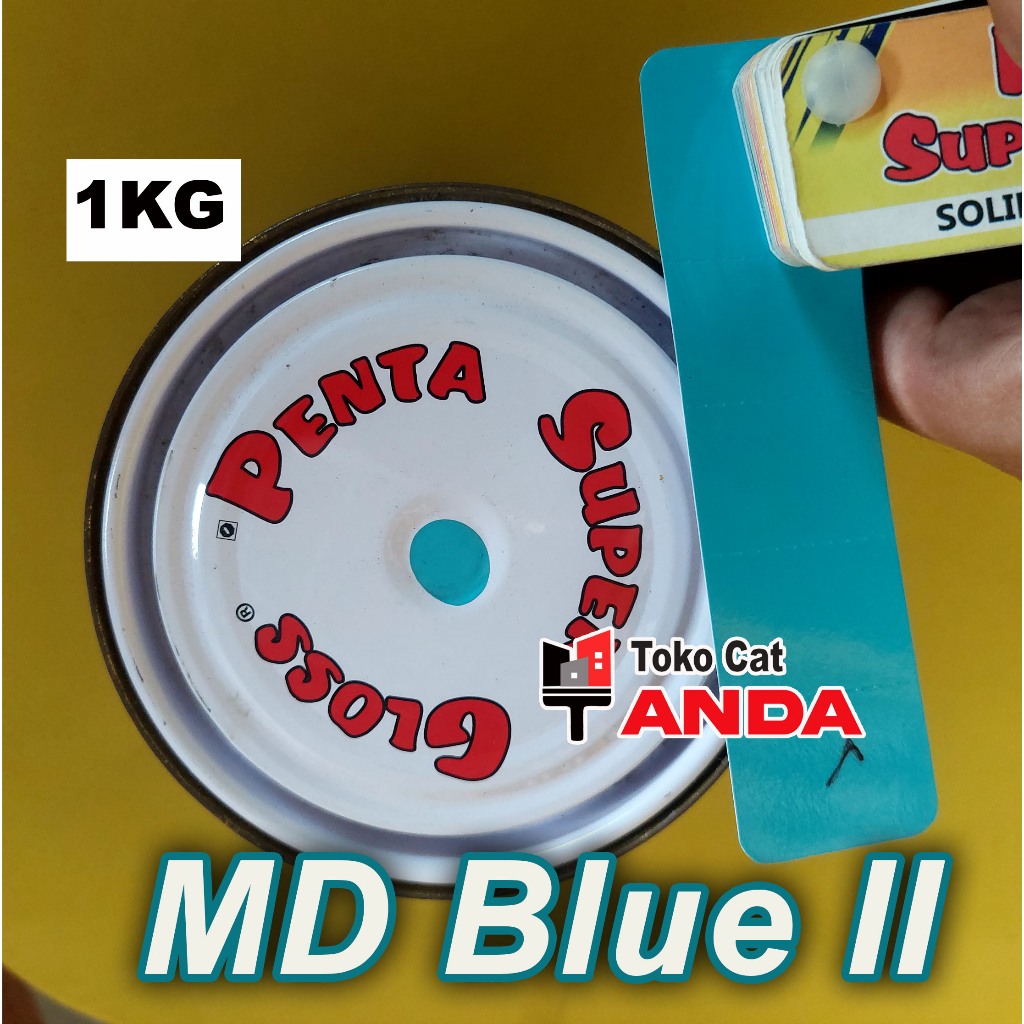 Cat Penta Supergloss MD Blue II 1KG - Penta biru langit - Penta Biru Tosca