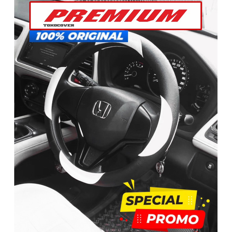 Cover Stir Mobil Sarung Stir Ford Ecosport Everest New Focus Fiesta white