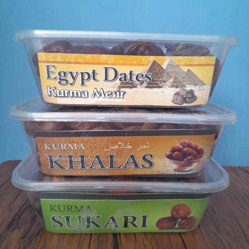 

Kurma Khalas Saad Sukari Mesir 500gr 1kg 10kg