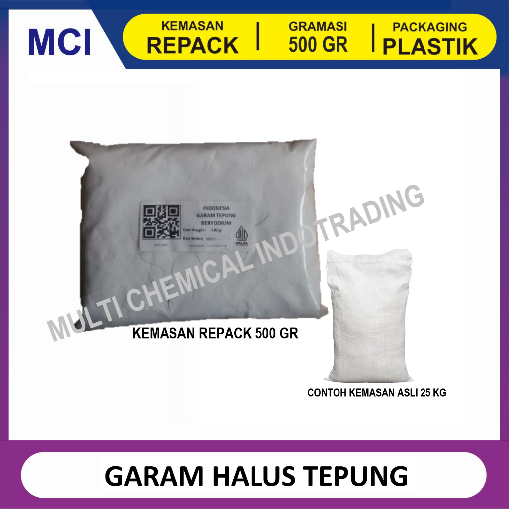 

GARAM HALUS TEPUNG REFINA - 500 GR