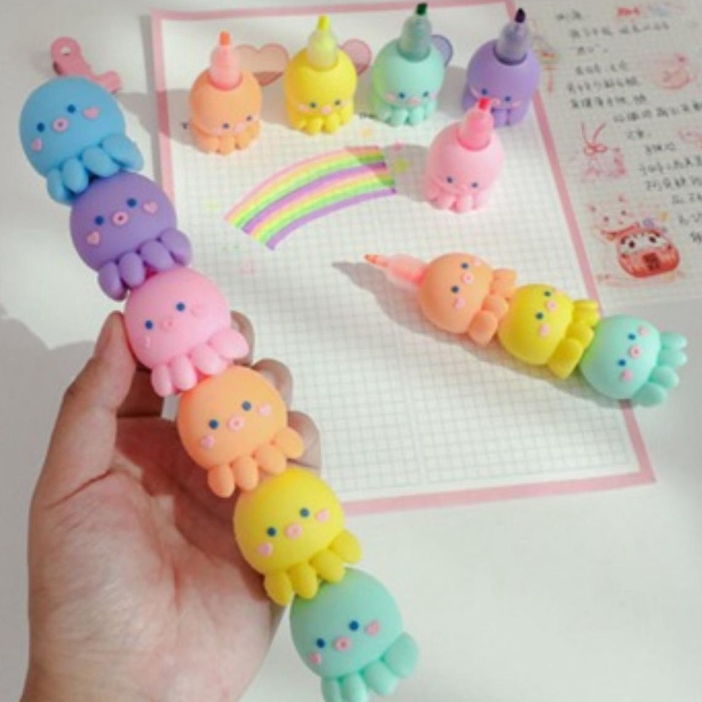 

KODE E29W SPIDOL WARNA WARNI HEWAN GURITA KARAKTER LUCU HIGHLIGHTER IMPORT MURAH PREMIUM QUALITY READY GROSIR COD