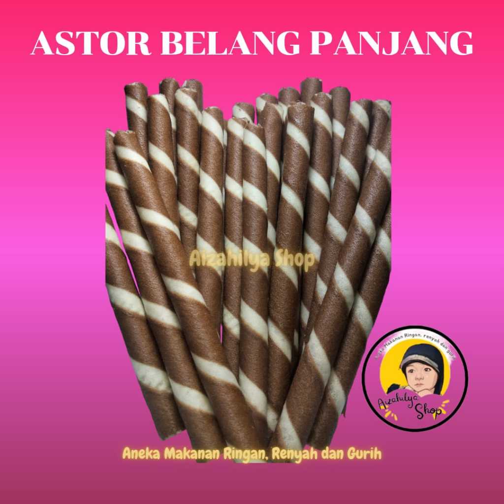 

Cemilan Astor Valeo Panjang Belang