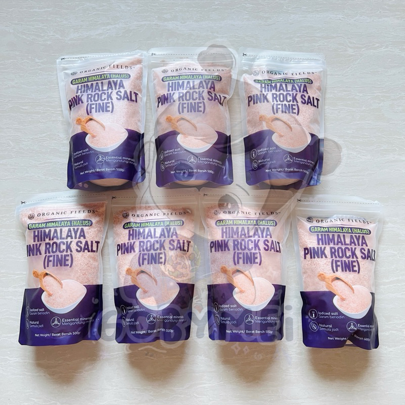 

Garam Himalaya Pink Rock Salt Fine Organic Fields 500gr