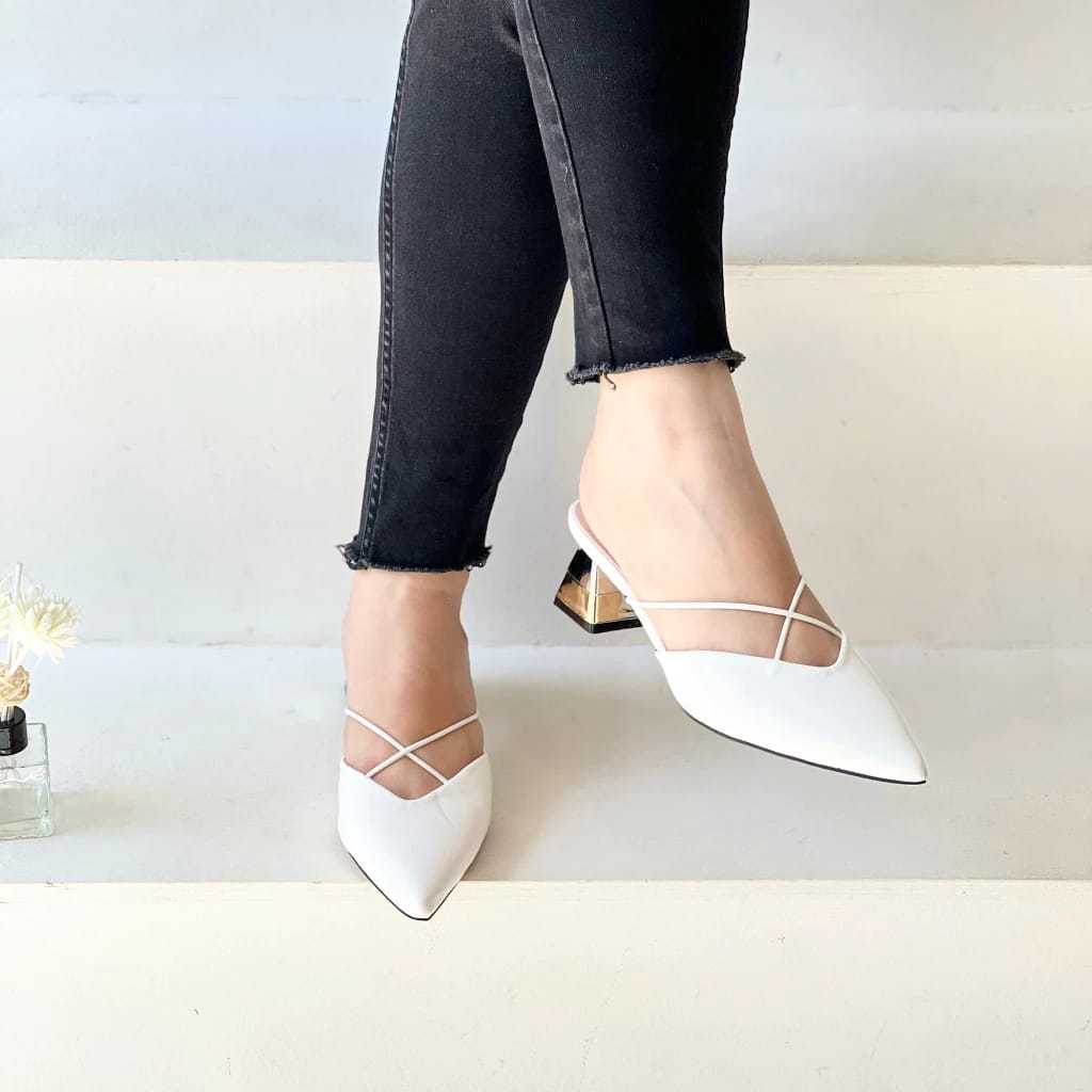 SANDAL WANITA CNK 4188 HEELS 4,5 CM PREMIUM