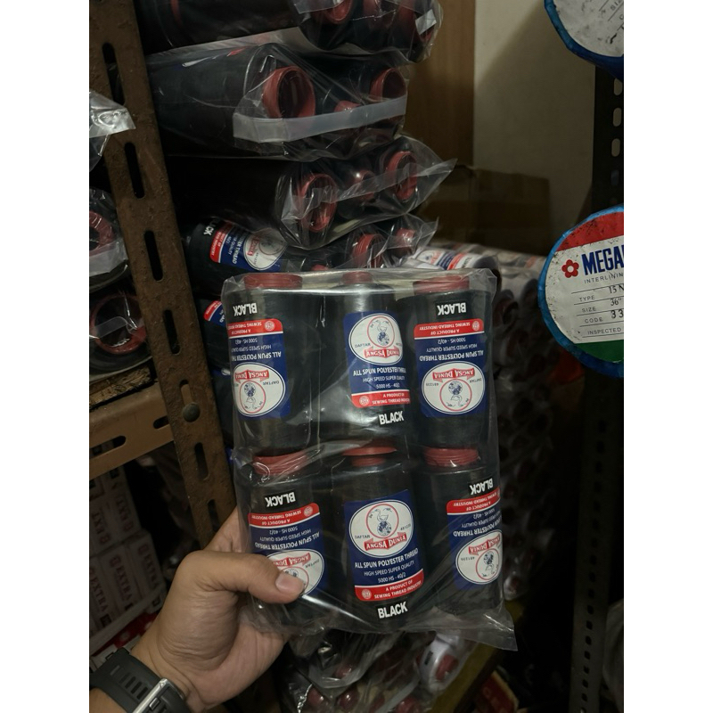 Benang Jahit Katun Angsa Dunia 5000yard (6pcs)