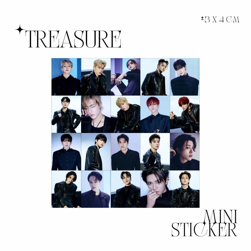 

MINI STIKER TREASURE BONA (ISI : 20 PCS) STICKER CHROMO TRANSPARAN HOLOGRAM KPOP IDOL KOREA PREMIUM MURAH UNOFFICIAL HYUNSUK JIHOON YOSHINORI JUNKYU MASHIHO JAEHYUK ASAHI YEDAM DOYOUNG HARUTO JEONGWOO JUNGHWAN READY STOCK !