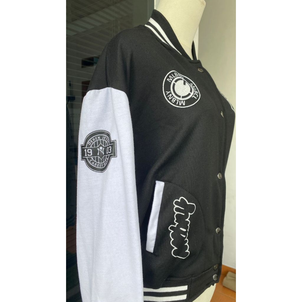 DISKON JAKET VARSITY MLB NY BASEBALL M - 3XL BISBOL KOREAN FASHION - DEWASA ANAK VARSITY JAKET