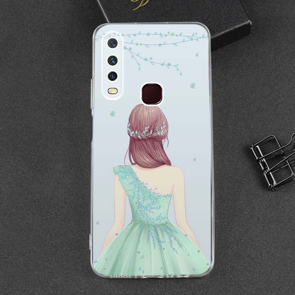 Softcase Vivo Y12 / Y15 / Y17 - Clear Case Vivo Y12 / Y15 / Y17 ( GAUN ) - Anticrack - Case Bening -