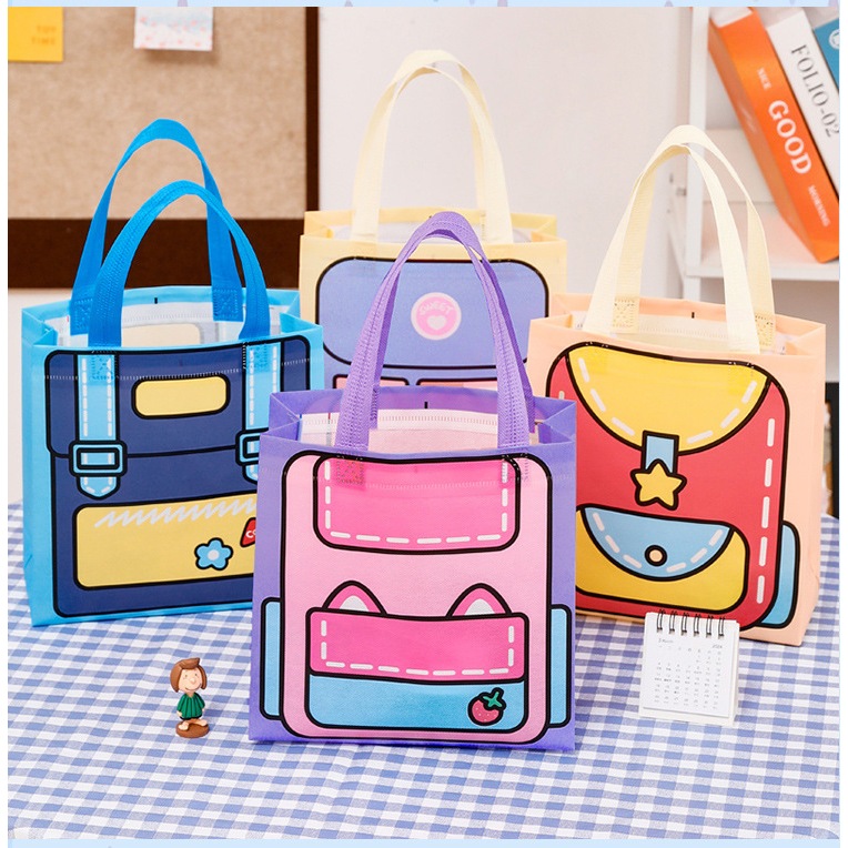 

Goodie Bag Tas Souvenir Bahan Non Woven Model Tas Sekolah Anak