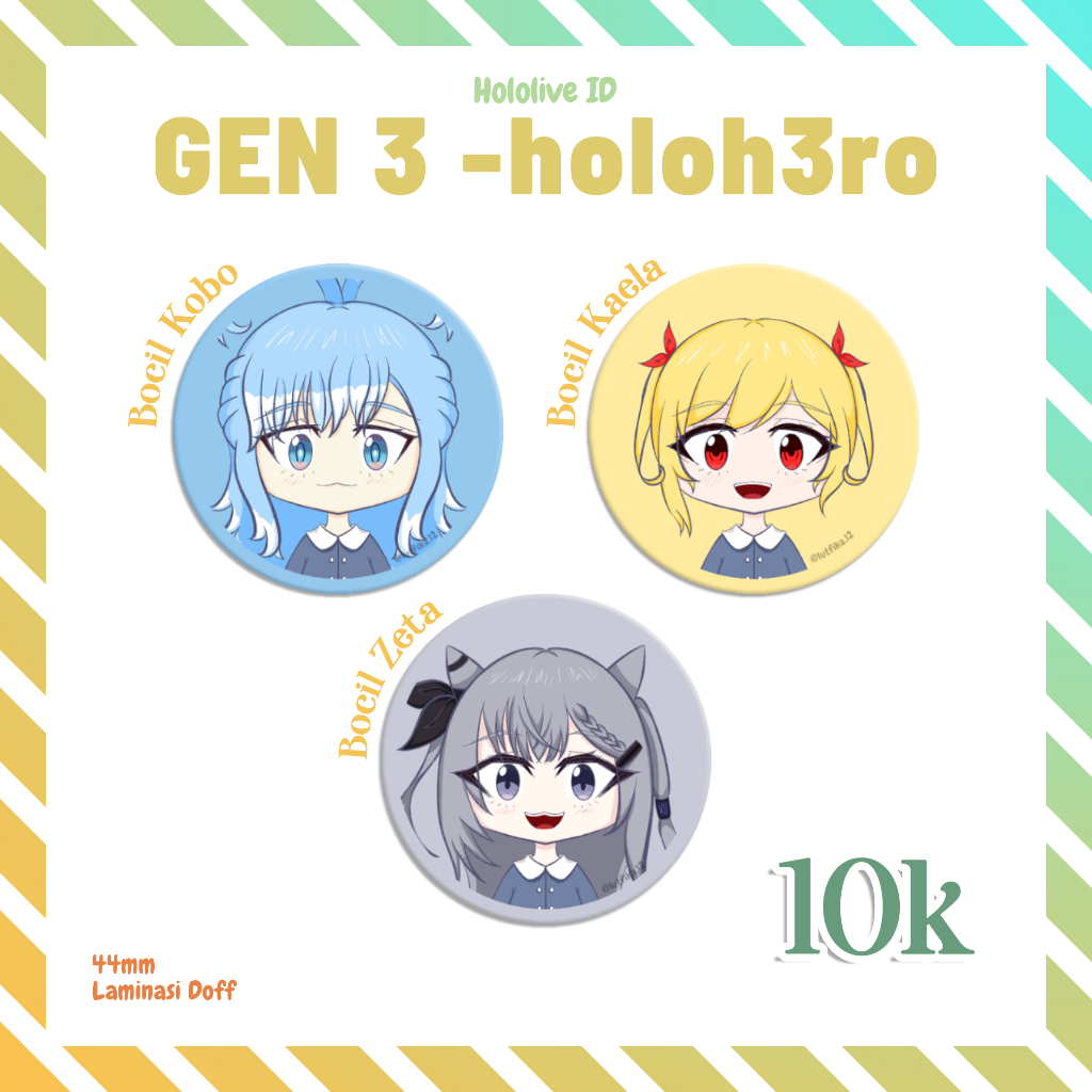 Pin Fanmerch Hololive ID