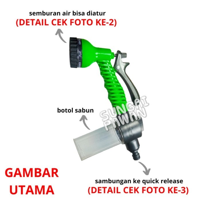 Sprayer spray spruyer semprotan penyemprot semprot air water cuci mobil motor car wash tabung sabun 