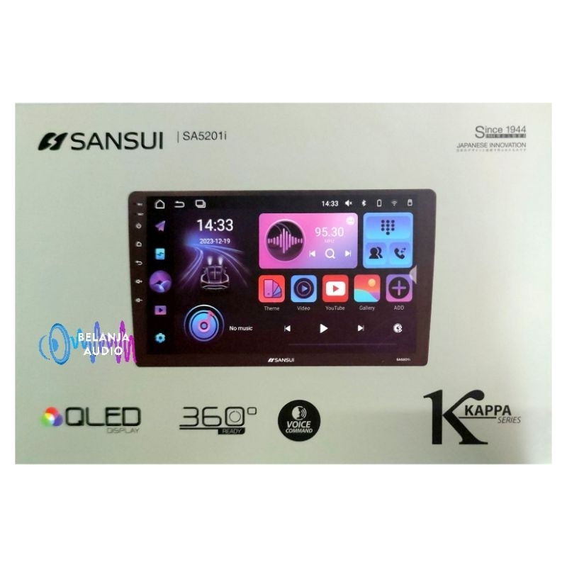 Head Unit Android Sansui Kappa 3 + 32 GB 9 inch 10 inch
