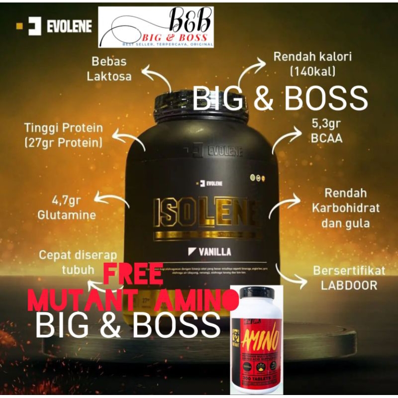 EVOLENE ISOLENE 50 SERVING WHEY ISOLATE