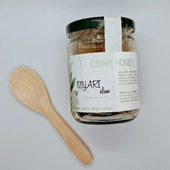 

Set Madu Murni Hutan Propolis Organic Diyari Honey 250 gram + sendok kayu (Diyari Alam)