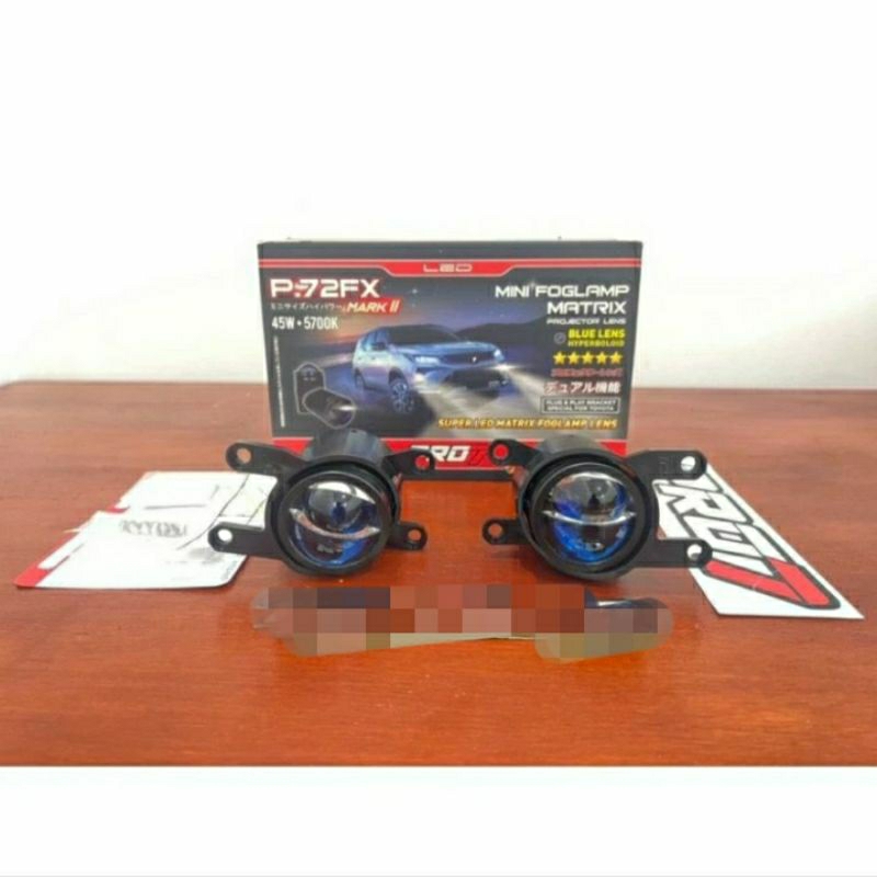 PRO7 P72FX MARK 2 FOGLAMP BILED PROJECTOR 2 INCH MATRIX CRYSTAL HYPE