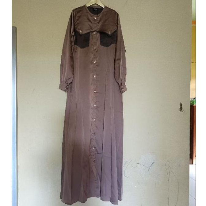 Gamis Aluna Miranda with scarf segitiga