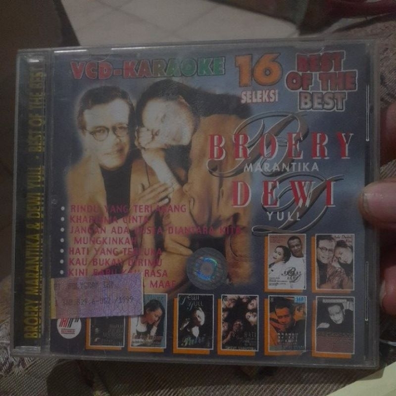 vcd karaoke 16 seleksi best of the best broery marantika dewi yull (CD171)