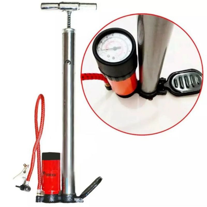 Pompa Angin Manual Sepeda Motor Mobil Tabung Body Full Besi