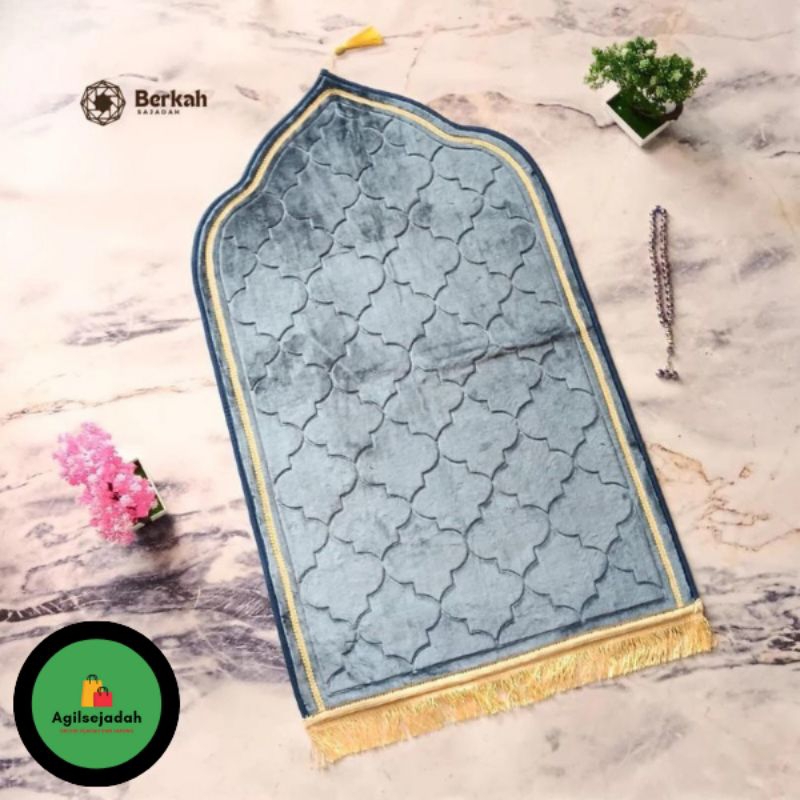 Sajadah Turki Kubah  polos premium Sajadah Tebal Premium sajadah kubah polos